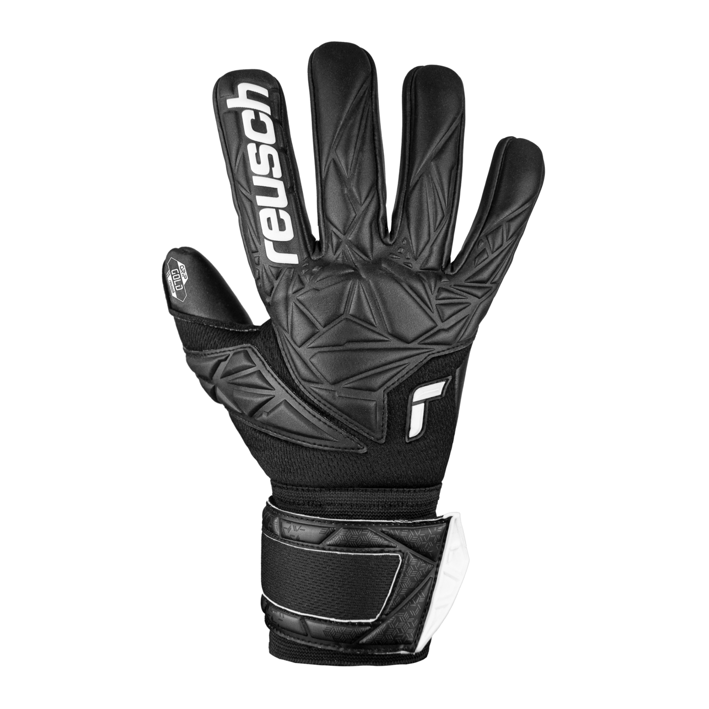 Reusch Attrakt Gold NC TW-Handschuhe Schwarz F7700