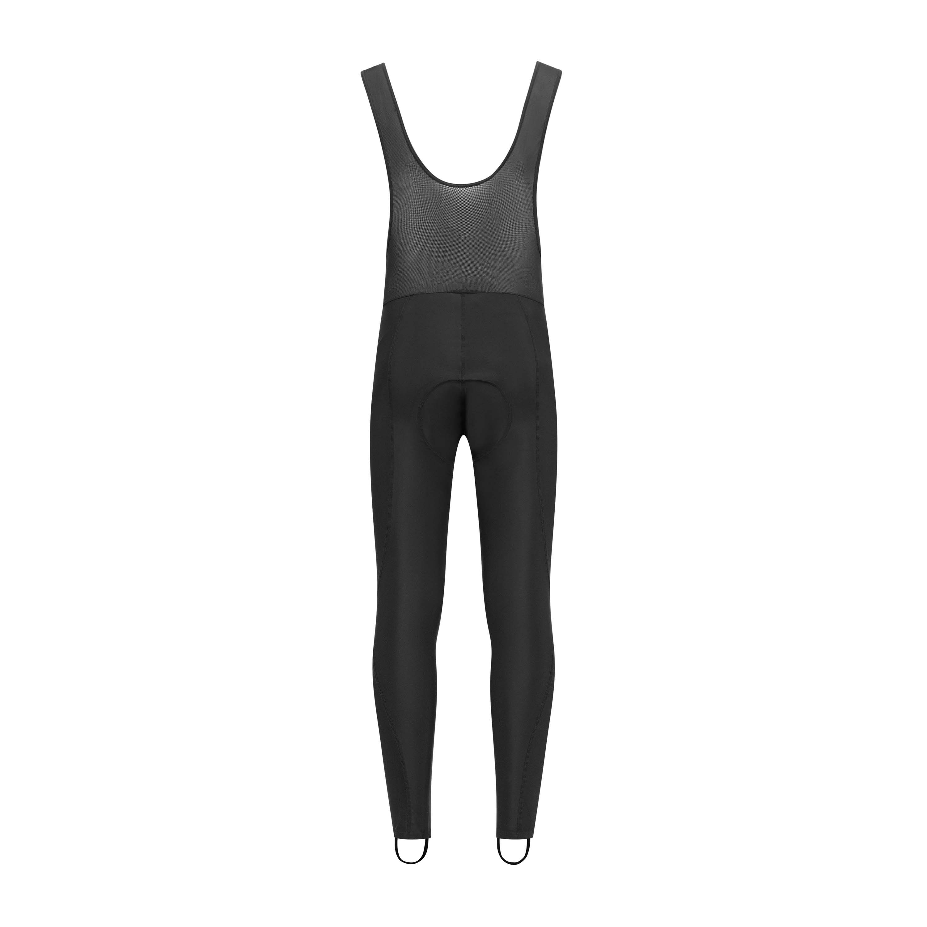 Rogelli Core Black Herren lange Radhose mit Träger