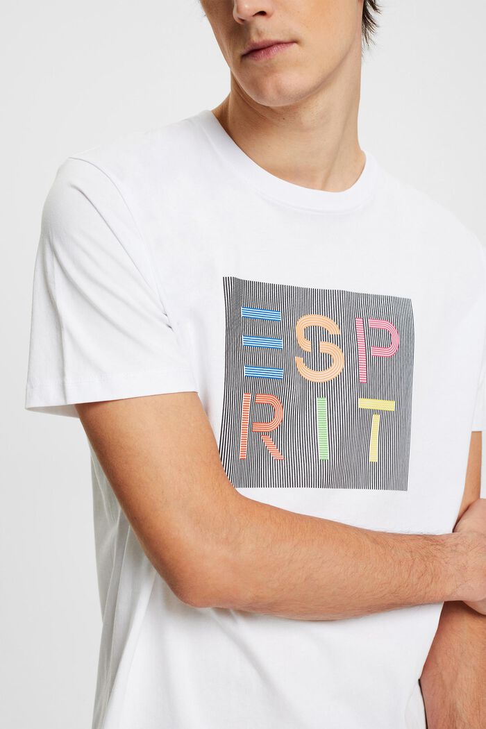 T-Shirt mit Logo-Applikation, Bio-Baumwolle