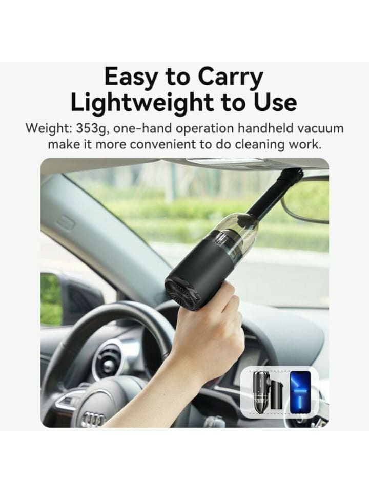 Vention Handstaubsauger mit 4000mAh Vion-krab0-Akku/Autonomie Schwarz in Schwarz günstig kaufen onesize