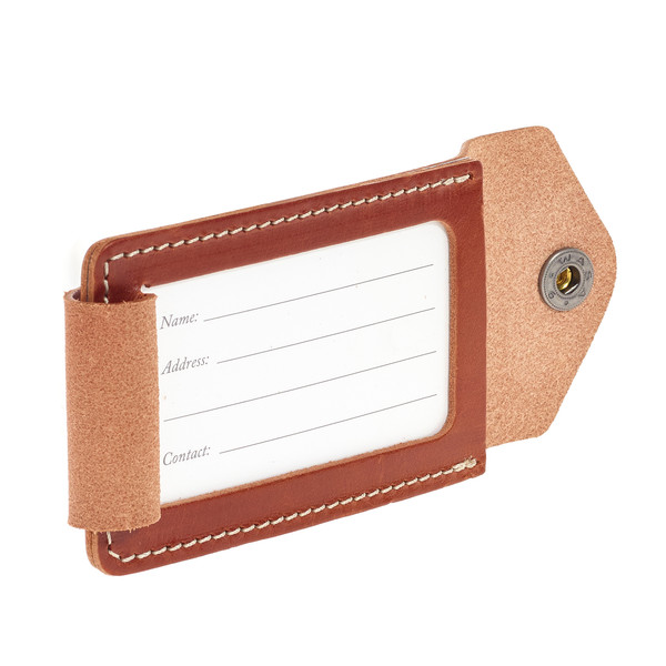LEATHER LUGGAGE TAG - Adressanhänger