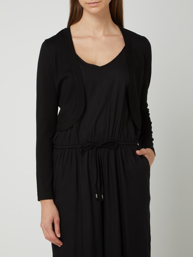 Bolero mit Schalkragen Modell 'ASTRID' in schwarz