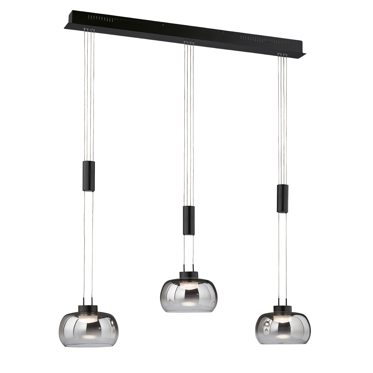 Fischer & Honsel 3-flg LED Pendelleuchte Arosa
