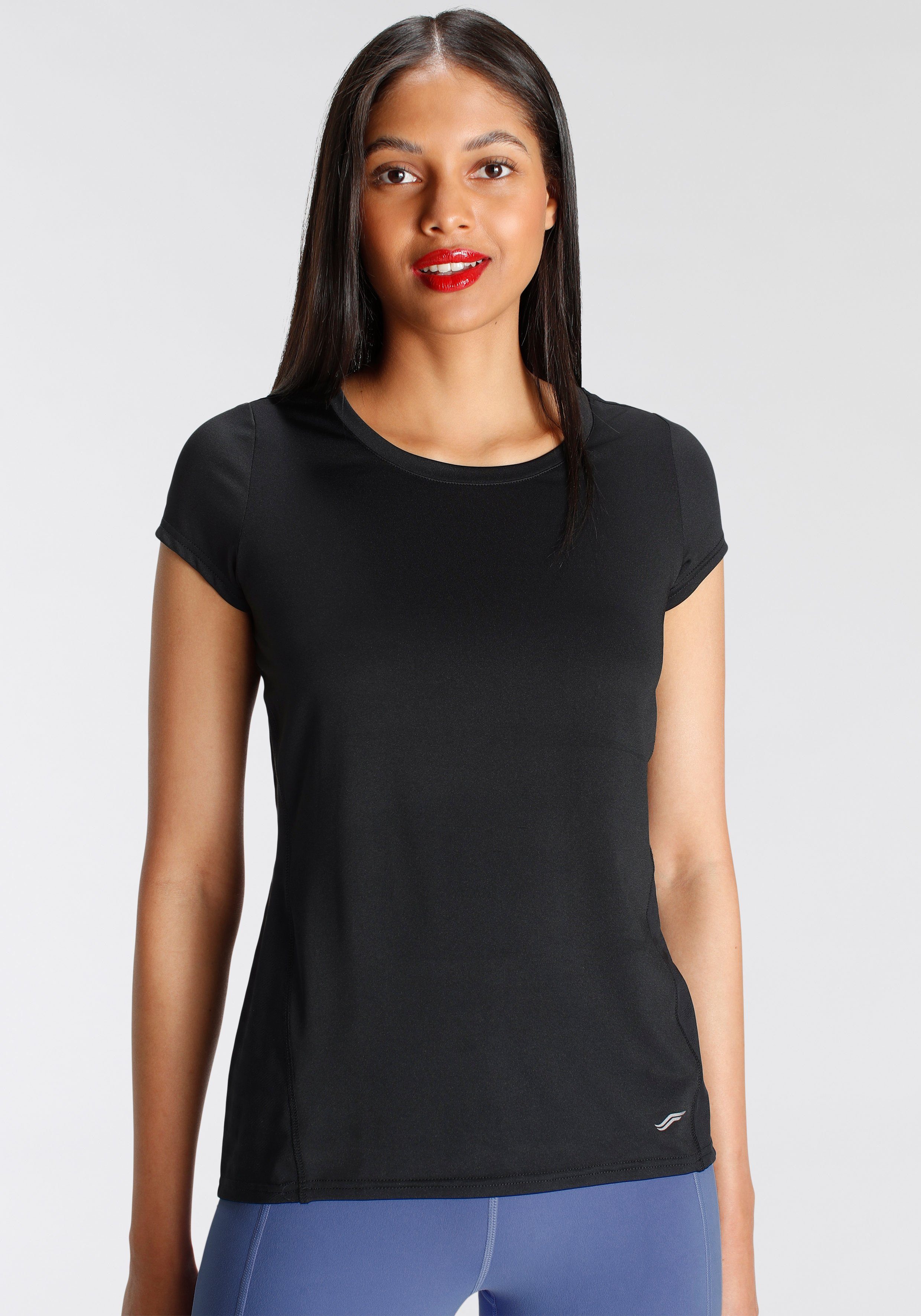 FAYN SPORTS Funktionsshirt Breathe mit Materialmix