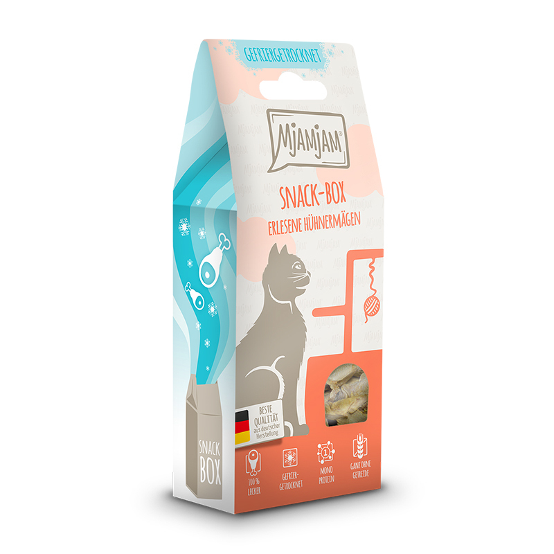 MjAMjAM Snacks MjAMjAM Snack-Box erlesene Hühnermägen, 35 g