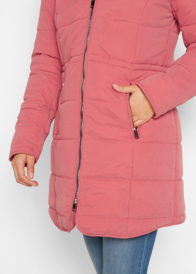 Steppjacke mit Kapuze, gefüttert