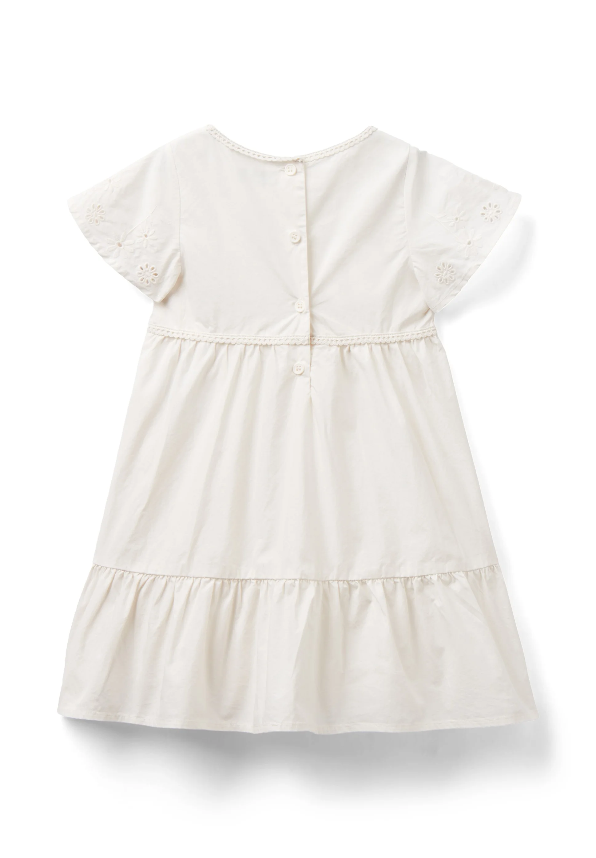 United Colors of Benetton CON MANGAS BORDADAS - Vestido de verano