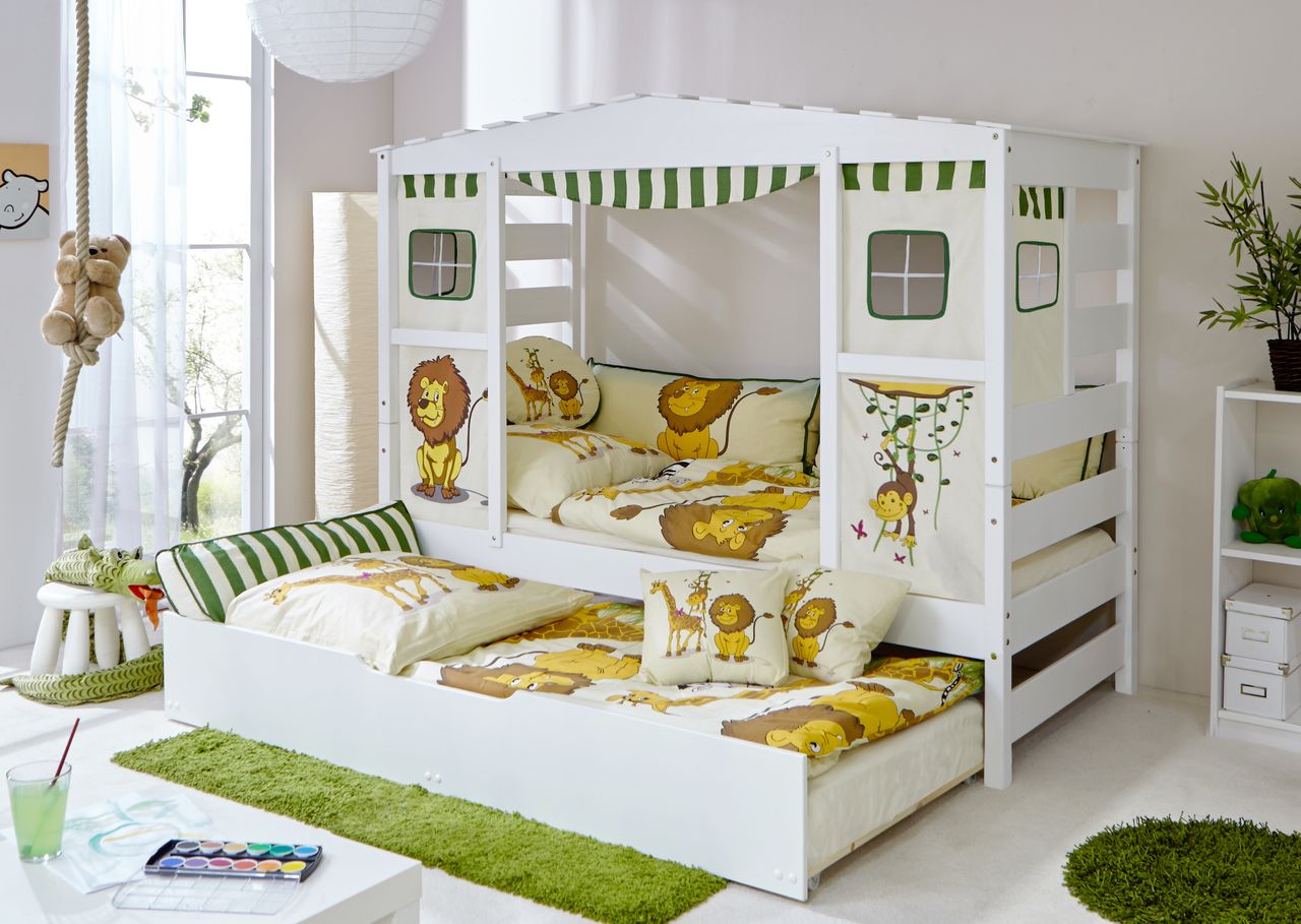 Ticaa Hausbett Safari Var 1 - mit Zusatzbett -