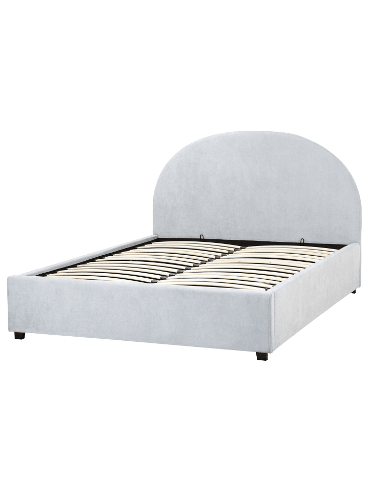 Beliani Doppelbett VAUCLUSE in Blau - (W) 154 x (H) 112 x (L) 214 cm günstig kaufen onesize