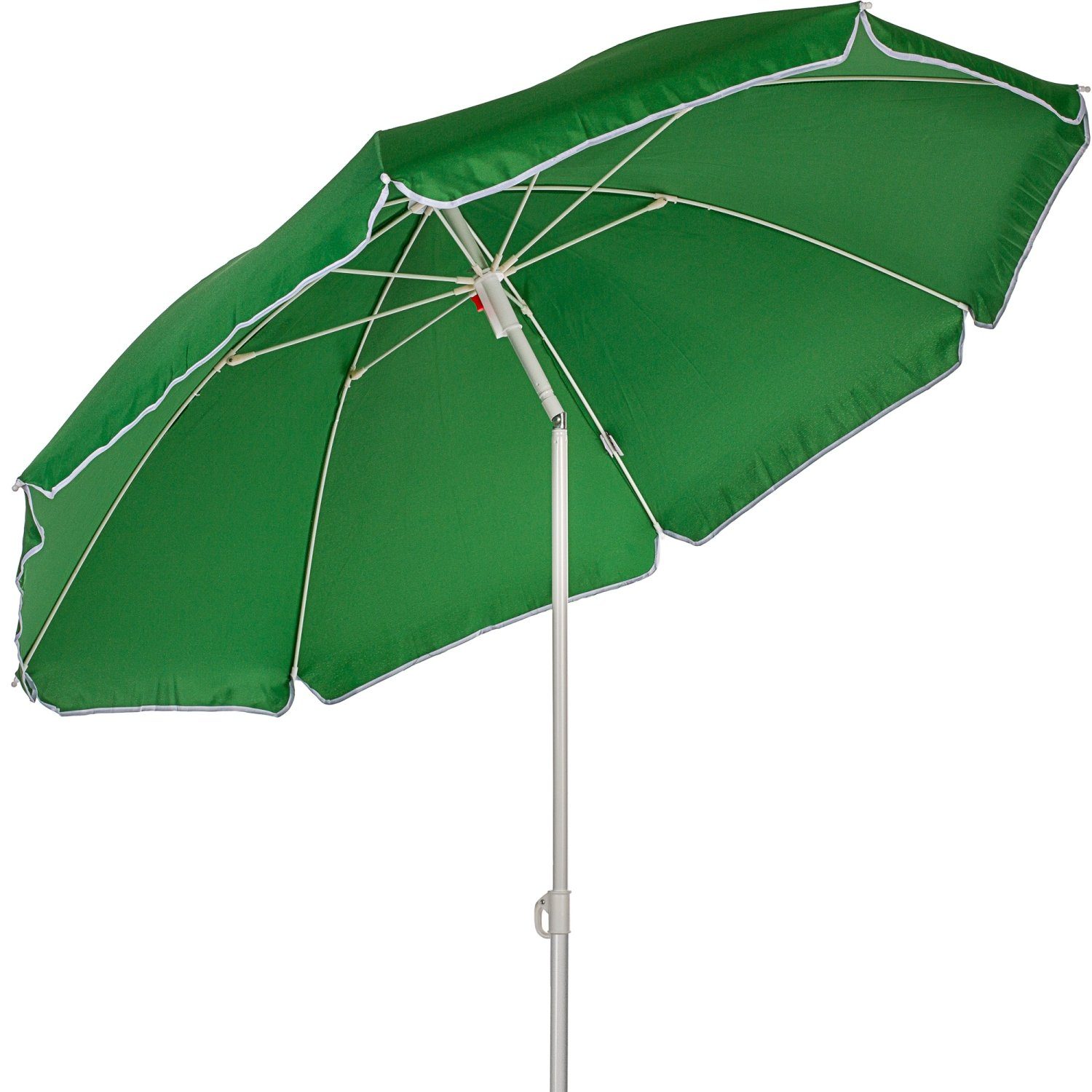 STILISTA Sonnenschirm Strandschirm Balkonschirm Terrassenschirm Schirm, Ø 140 cm, UV 30+, Erdspieß, Neigungswinkel, inklusive Schutzhülle