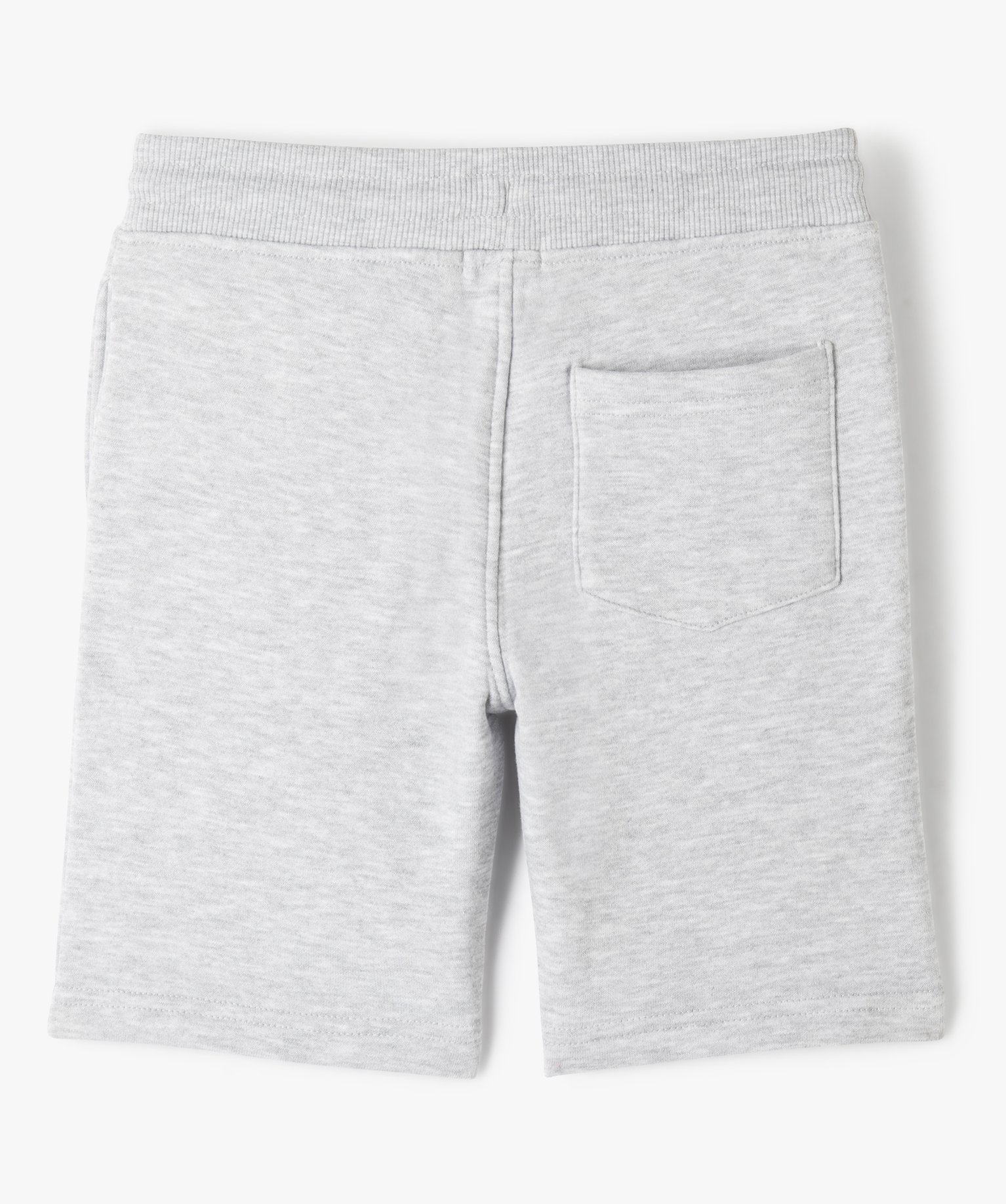 Bermuda en maille avec intérieur molletonné Garçon gris | GEMO