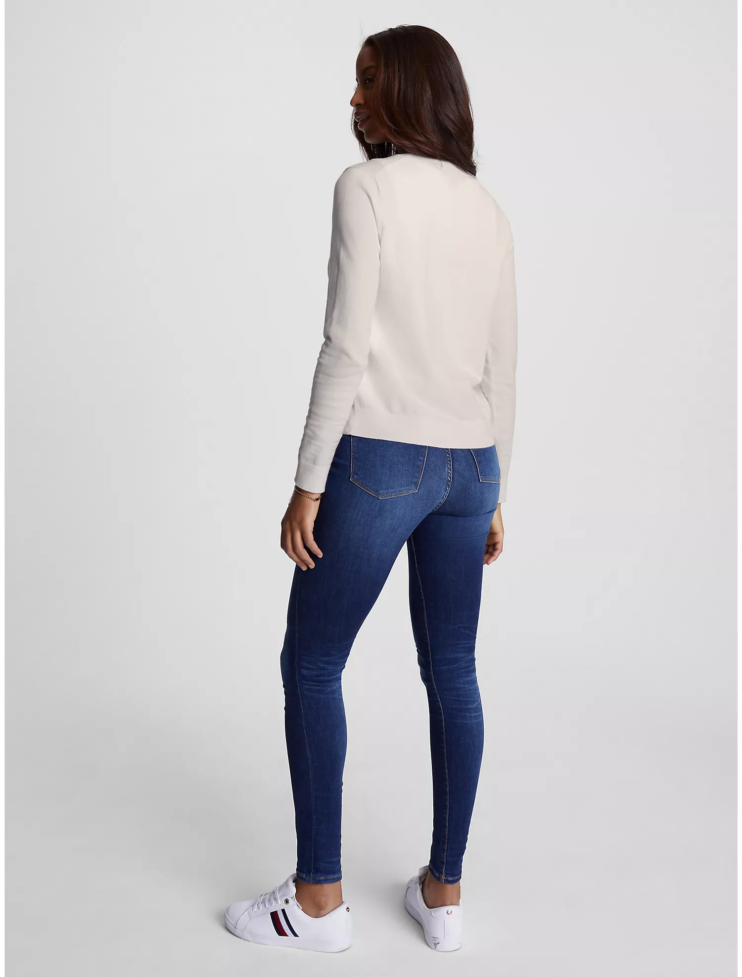 Solid Button-Up Cardigan