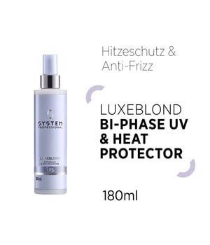 System Professional LipidCode LuxeBlond Bi-Phase UV & Heat Protector Haarlotion-180 ml