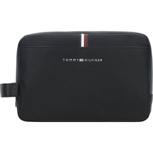TOMMY HILFIGER TH Essential Pique Kulturbeutel 25 cm