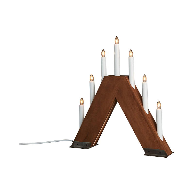 Light IT Adventsstake 7-armet, Fyre