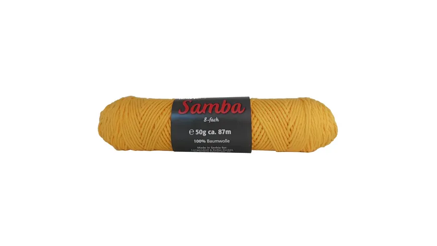 Samba Strick- und Häkelgarn 50g 50 g 4 - gelb