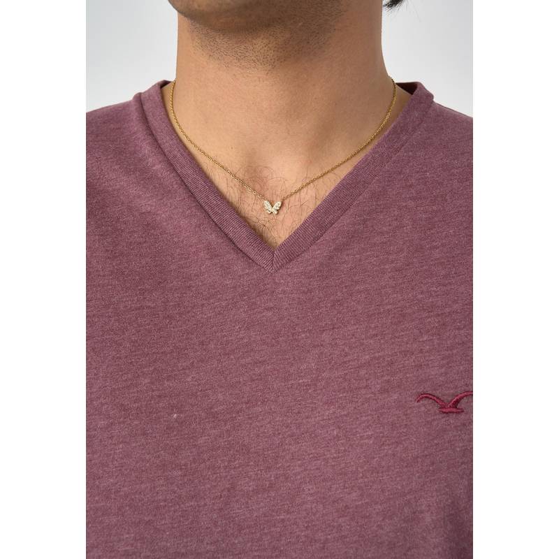 Cleptomanicx Ligull Regular V T-Shirt Herren