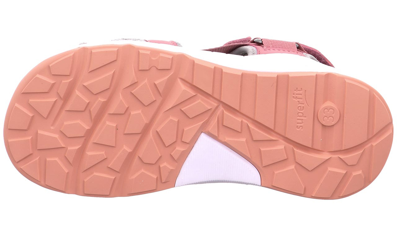 CRISS CROSS - Pink/Orange Sandale mit Klettverschluss