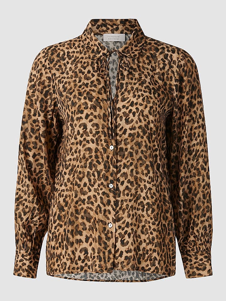 Rich & Royal Bluse in Braun/ Schwarz günstig kaufen 42