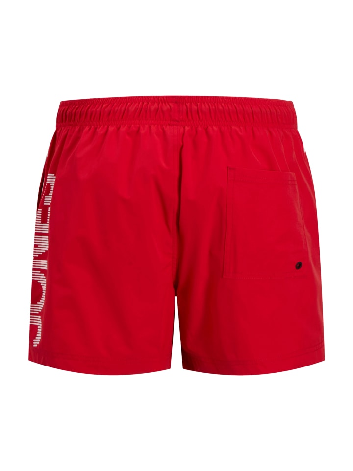 Jack & Jones Badeshorts 'Maui' in rot günstig kaufen