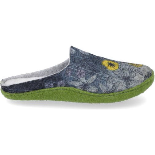 WESTLAND Hausschuh Marguerite 01, blau-multi