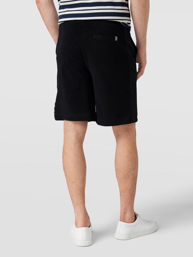 Sweatshorts aus Frottee Modell 'Lamson' in marineblau