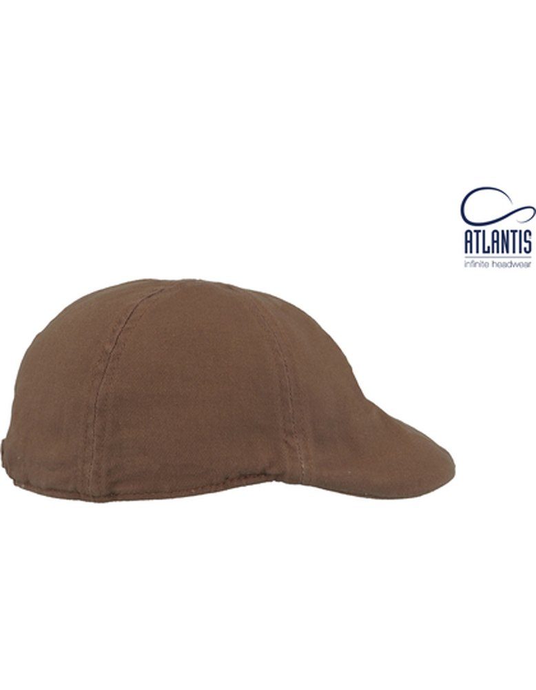 Atlantis Flat Cap Schiebermütze Gatsby Street Cap Chino-Baumwolle