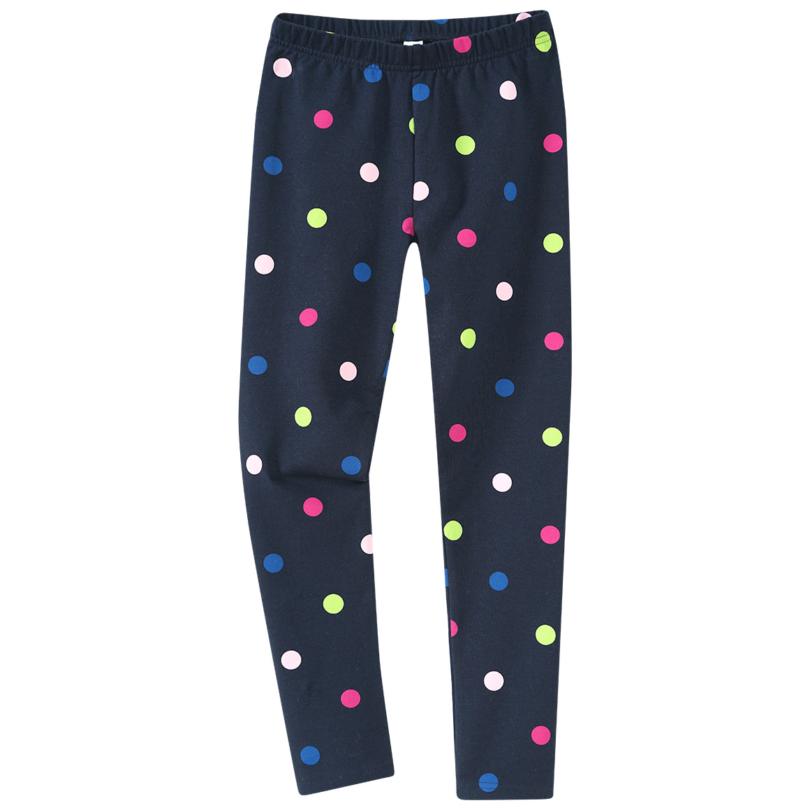 Mädchen Sweatleggings mit bunten Punkten