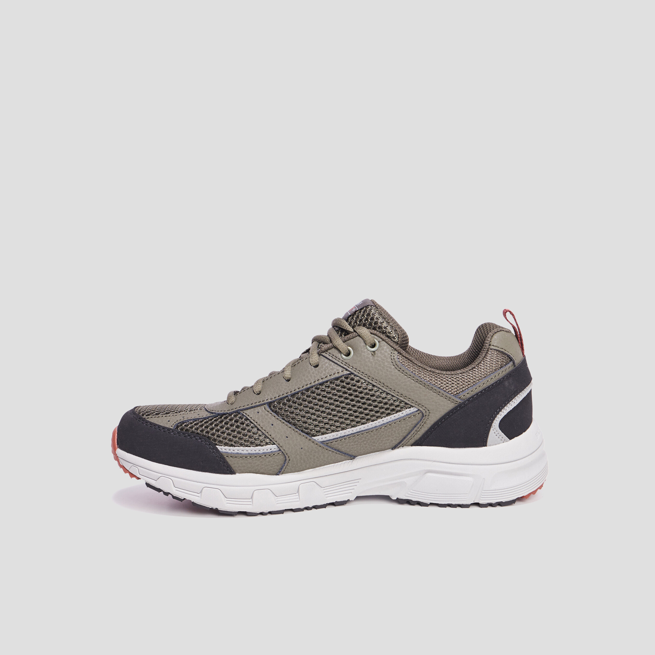 Baskets running mémoire forme Skechers vert kaki homme | La Halle