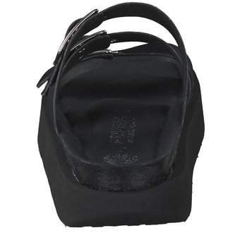 Genuins Cristi Napa Vegan Pantolette in schwarz