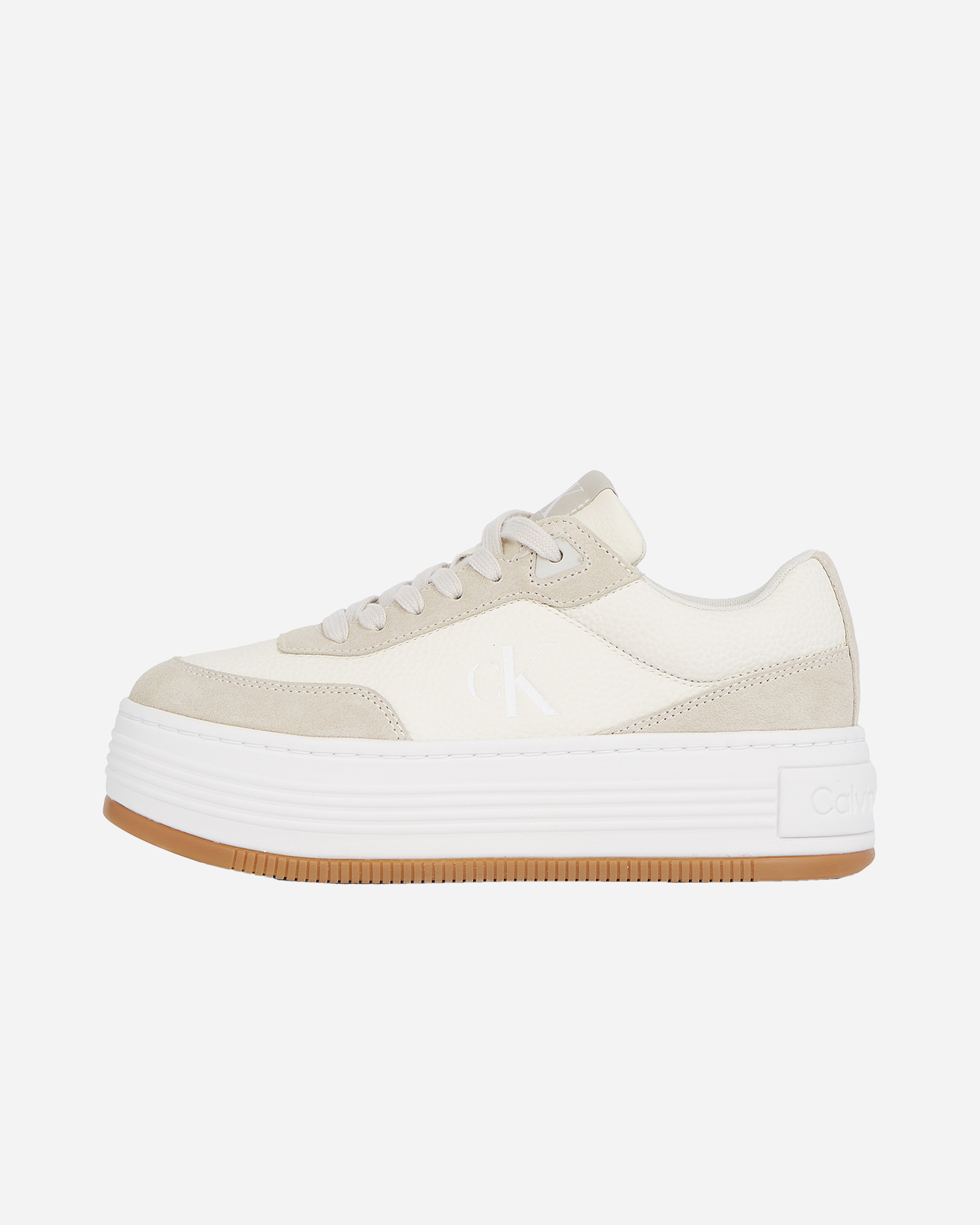 Calvin Klein Jeans Bold Flatf Low Lace sneakers in maat W YW0YW01797-0LH