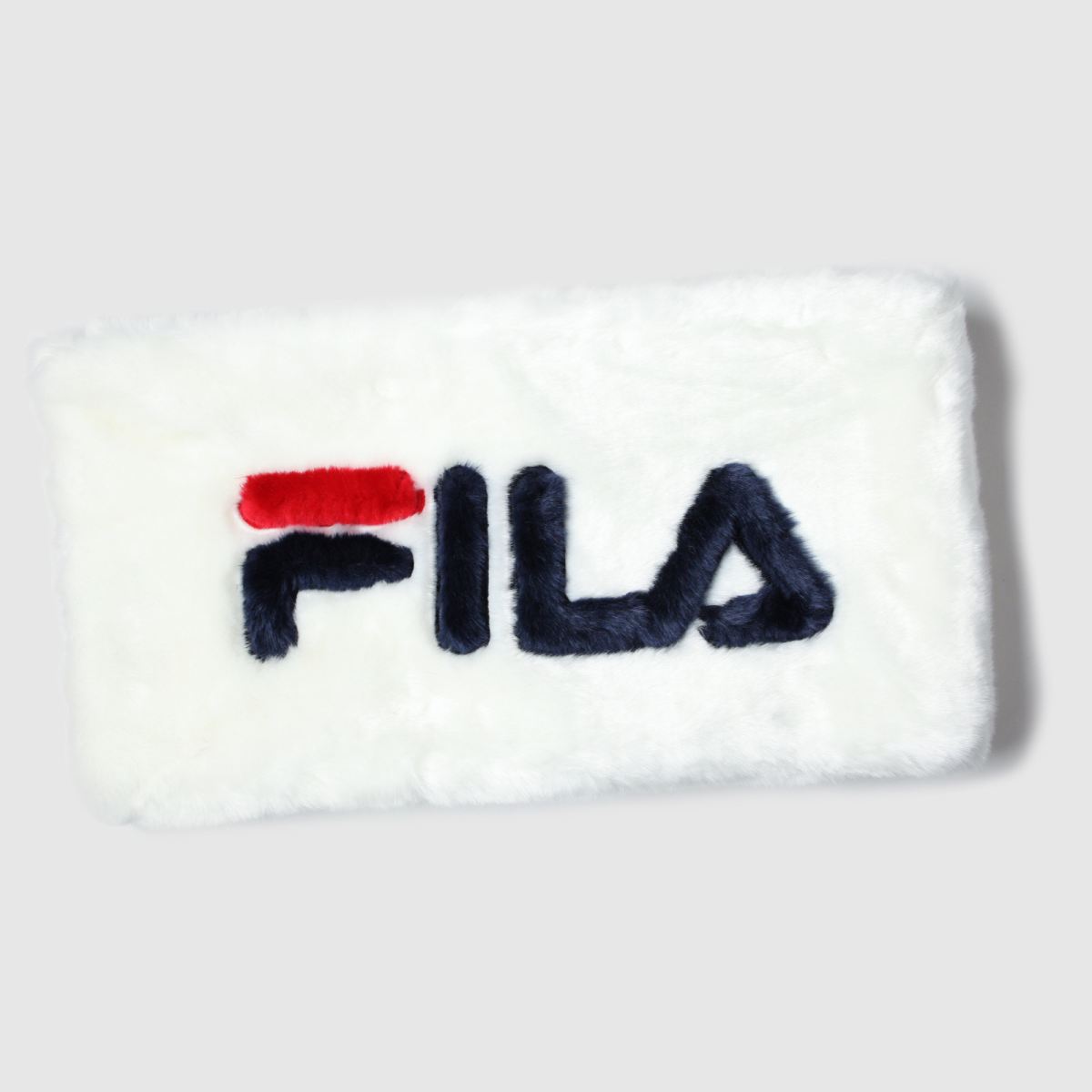 Fila vit Selina halsduk i fuskpäls