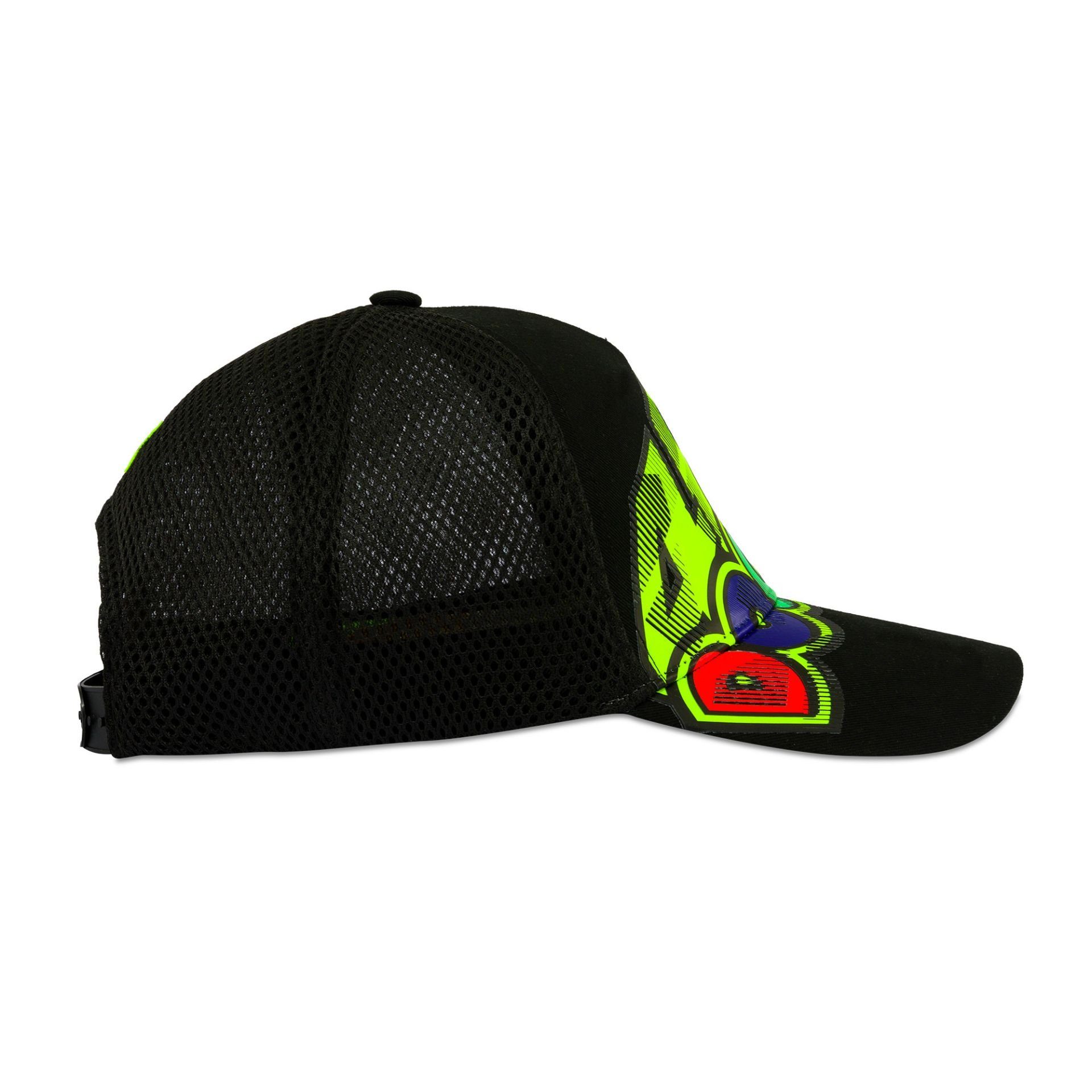 VR46 Trucker Cap Valentino Rossi 46 The Doctor (Schwarz) Größenverstellbar