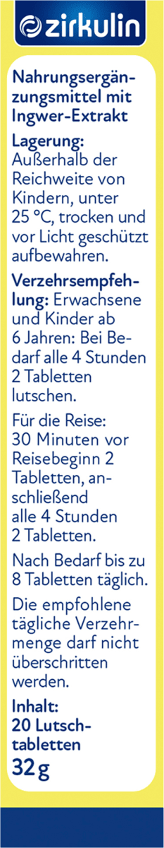 Magenwohl Lutschtabletten 20 St, 32 g