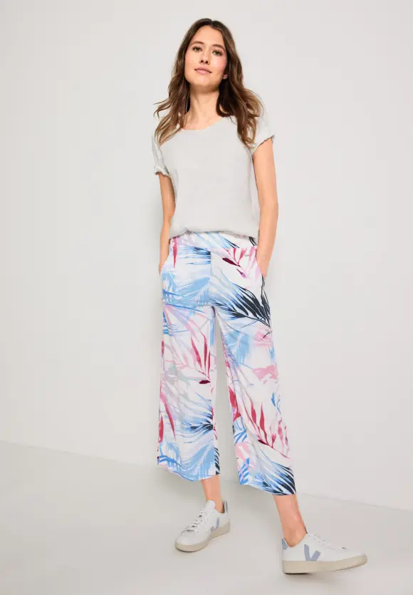 CECIL Casual Fit Hose mit Print