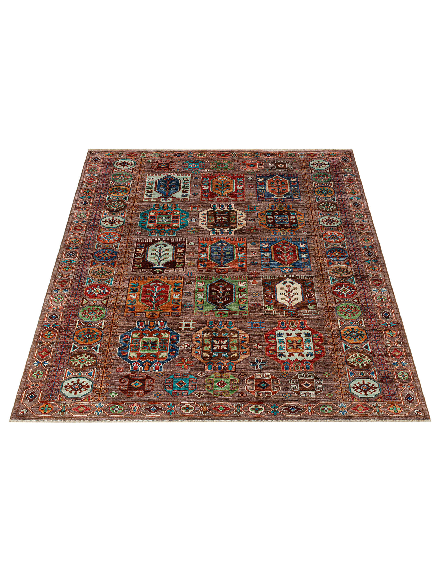 Kazak Ghazni ca. 155 x 192 cm, Unikat / Einzelstück