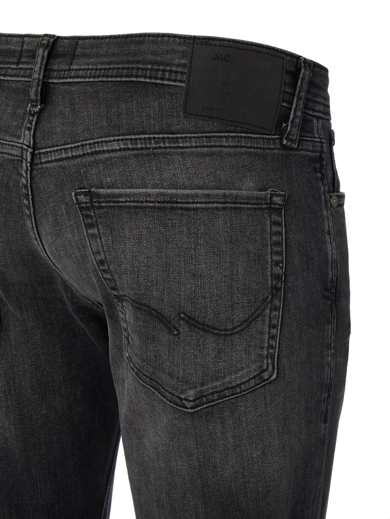 Coloured Slim Fit Jeans in dunkelgrau