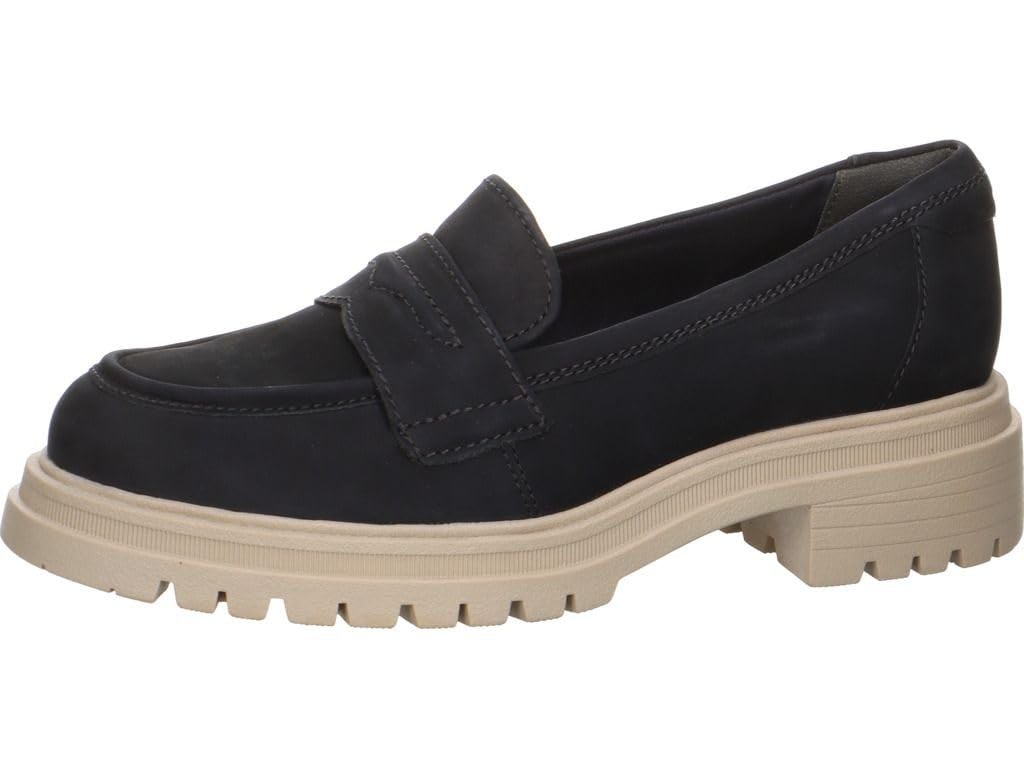 TAMARIS Sportliche Slipper blau Da.-Slipper