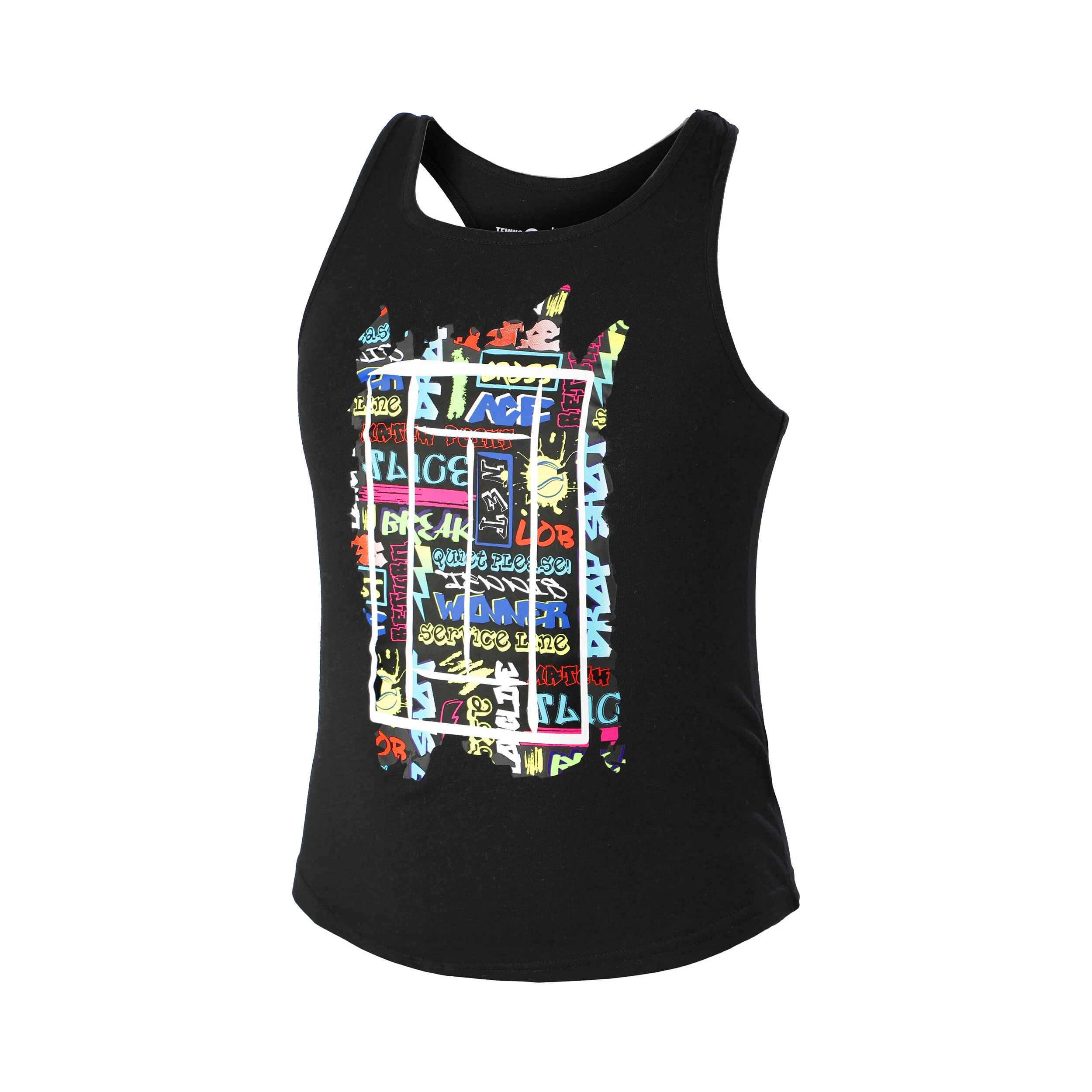 Graffity Tank-Top Mädchen - Schwarz, Mehrfarbig