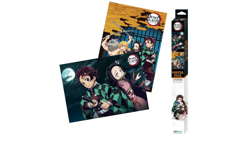 DEMON SLAYER Set 2 Poster Group & Duo (52x38)