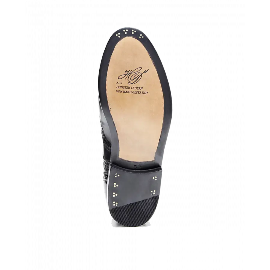 Heinrich Dinkelacker - Businessschuhe JANOSH K FULL-BROGUE BC Kalbsleder - schwarz