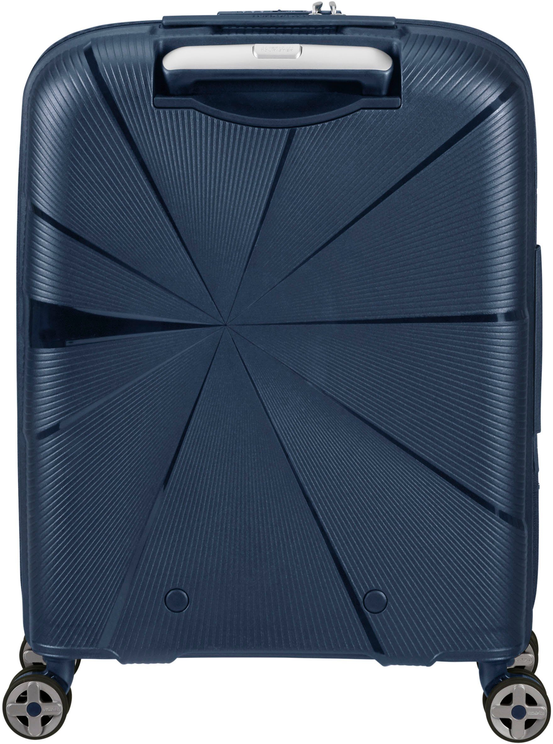 American Tourister® Hartschalen-Trolley Starvibe, navy, 55 cm, 4 Rollen, mit Volumenerweiterung; enthält recyceltes Material