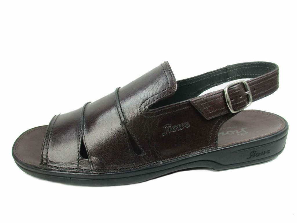 SIOUX Komfort Sandalen braun