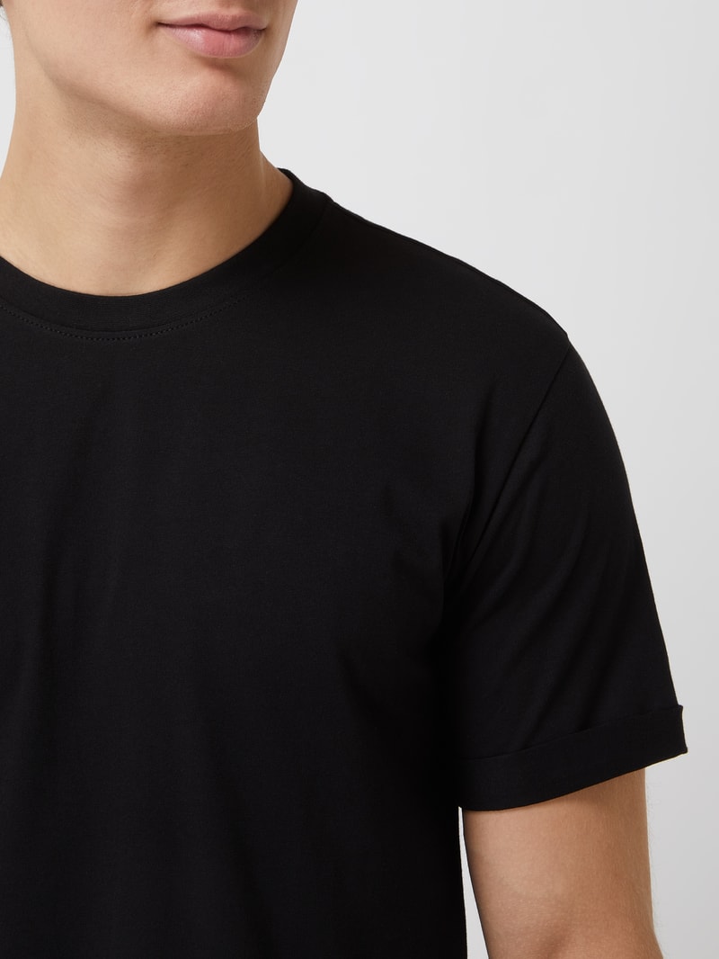 T-Shirt aus Bio-Baumwolle in black