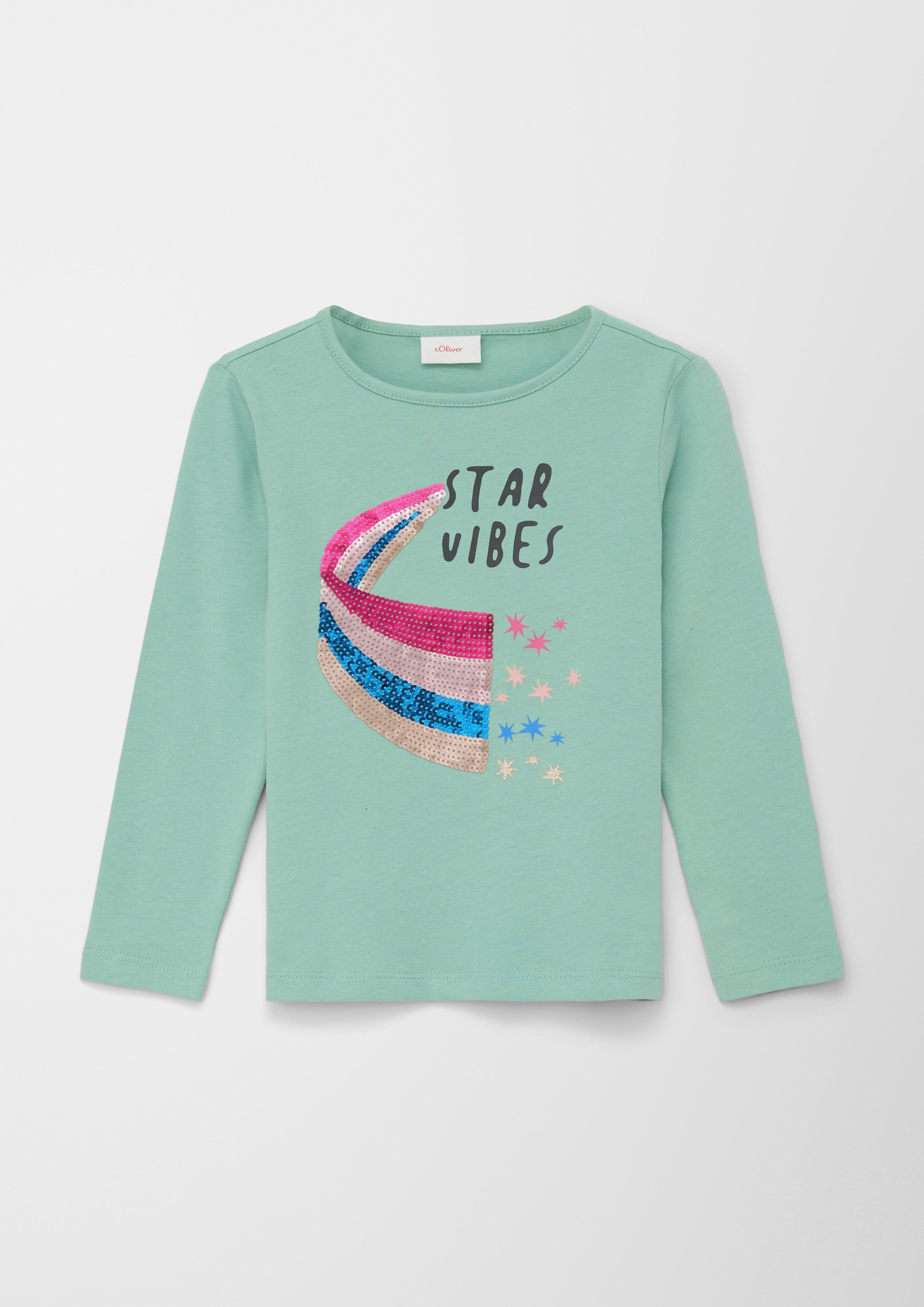 Longsleeve mit Pailletten-Detail  2122638-7225