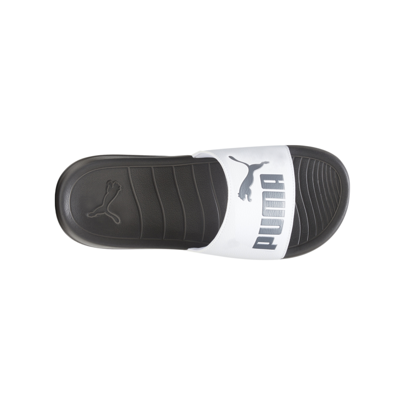PUMA Popcat 20 Badelatsche Weiss Schwarz F36