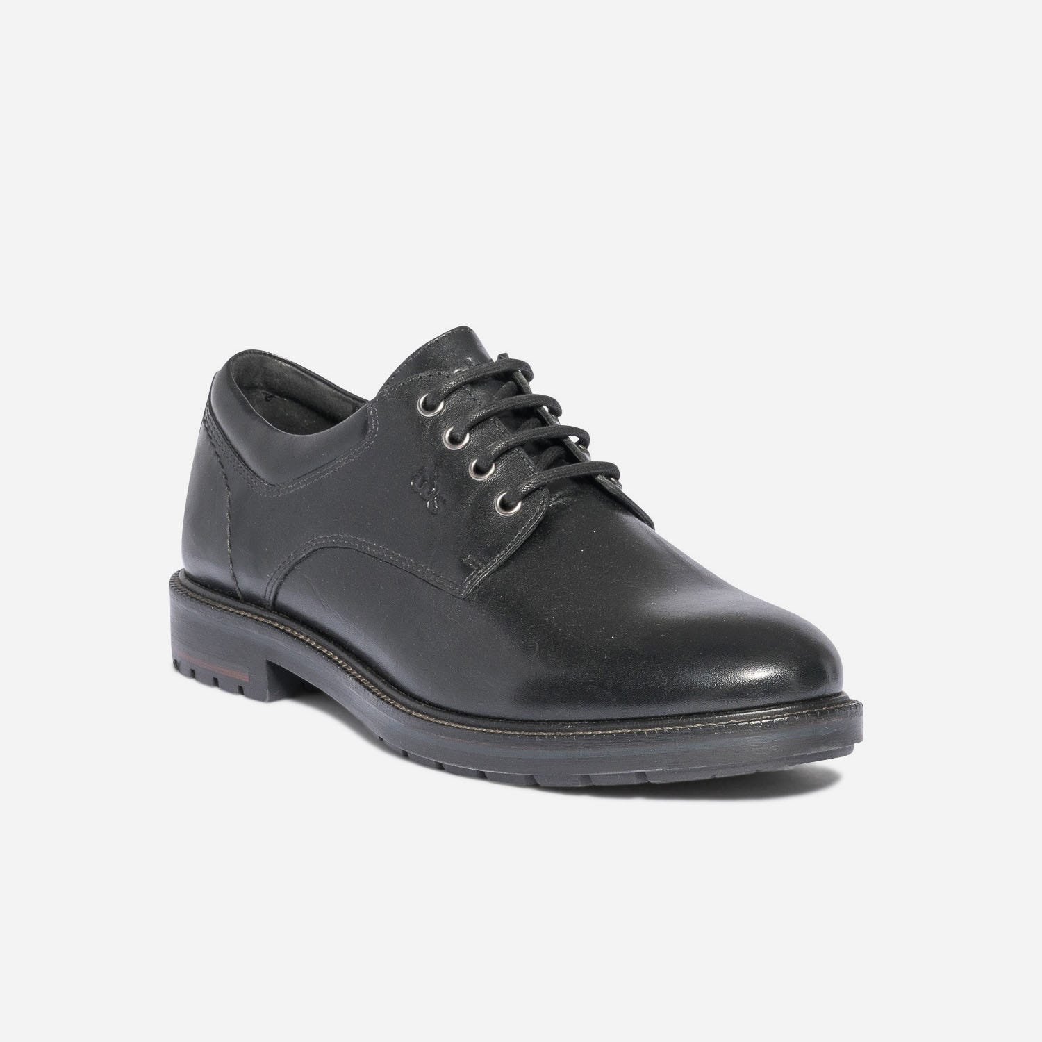 Derby TBS noir en cuir