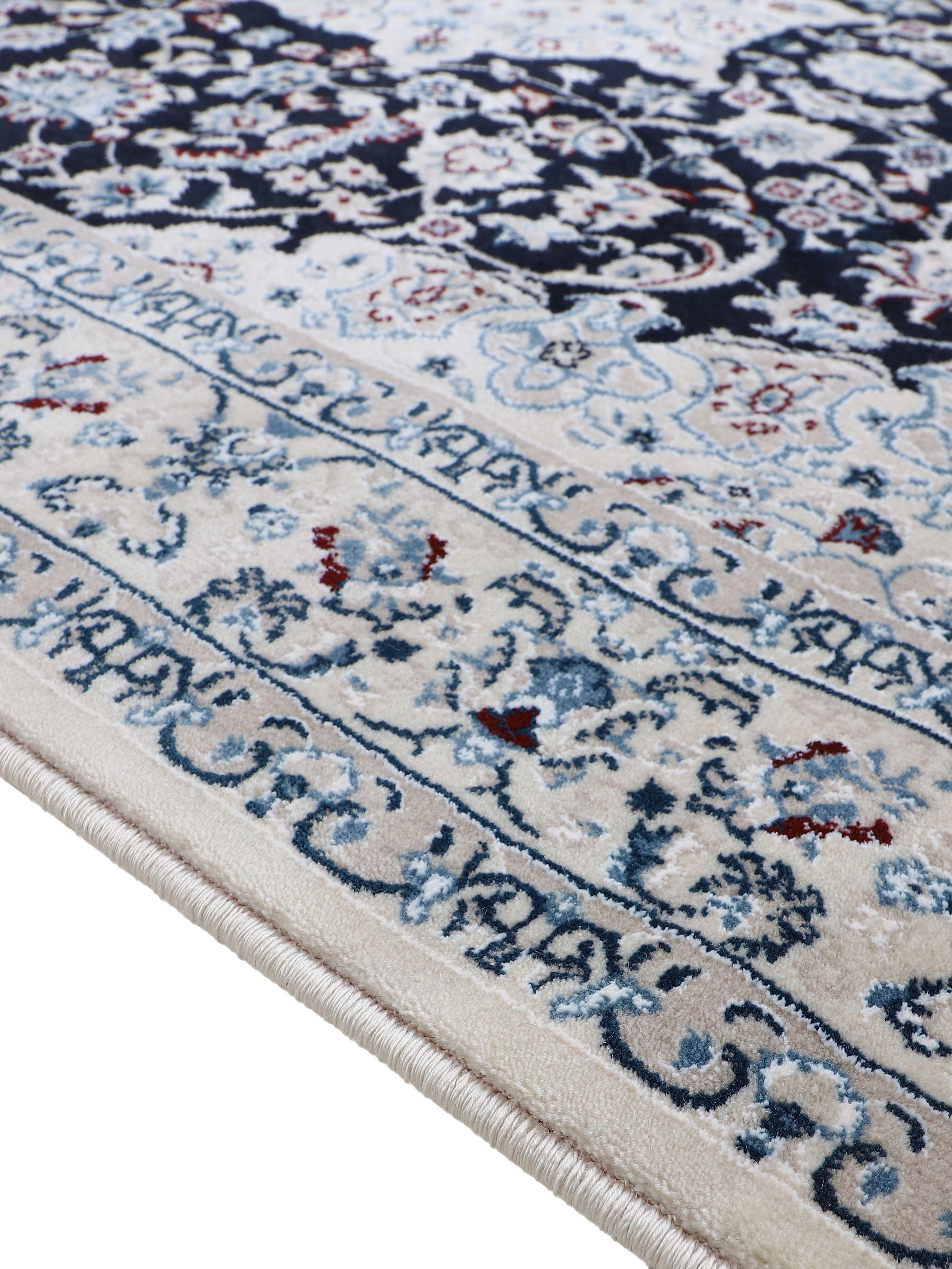 Läufer Nain Diane, carpetfine, rechteckig, Höhe: 8 mm, Kurzflorteppich, Orient Look