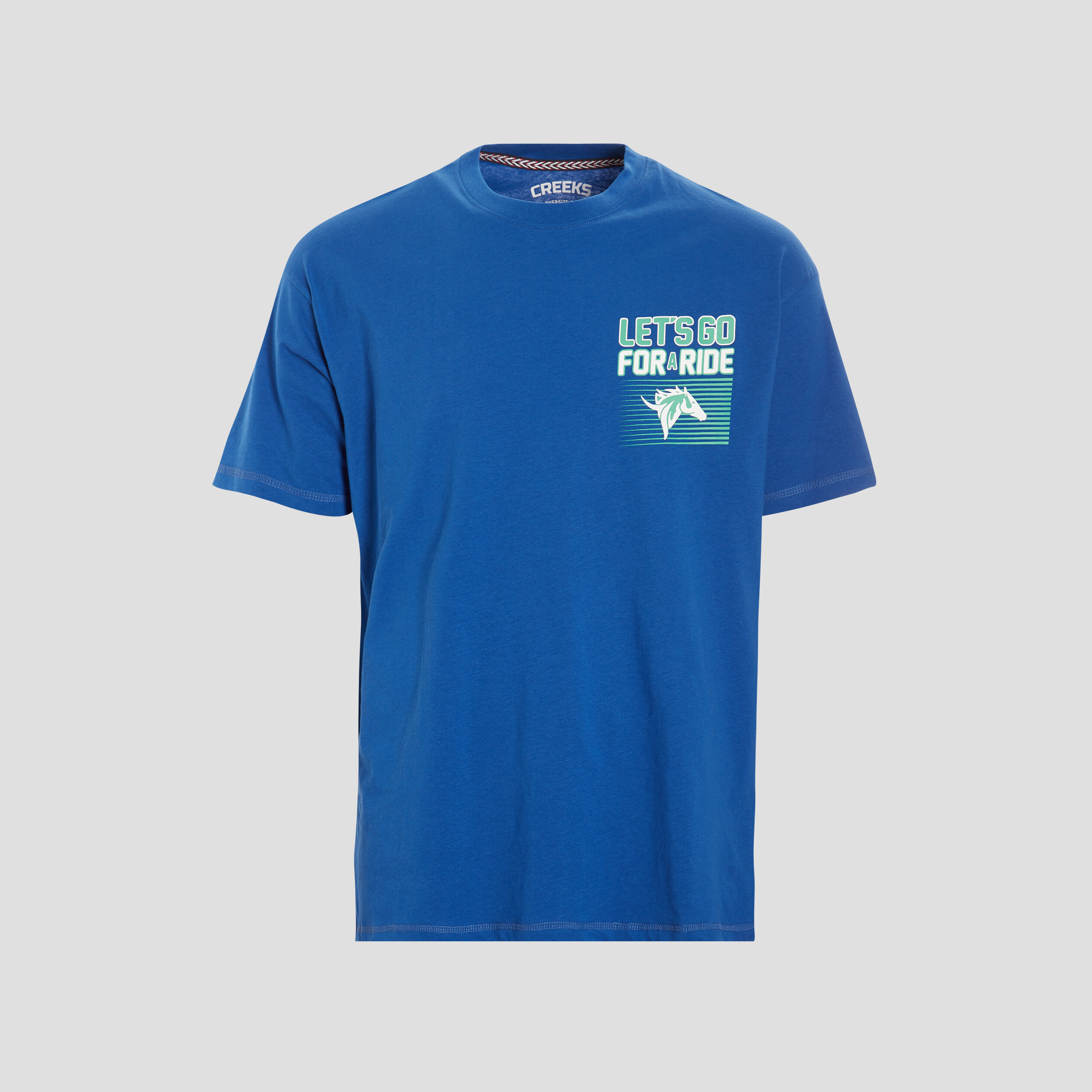 T-shirt manches courtes bleu homme | La Halle