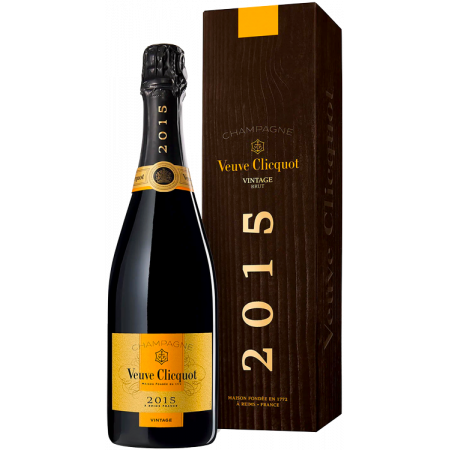 CHAMPAGNE VEUVE CLICQUOT VINTAGE 2015 - EN ETUI